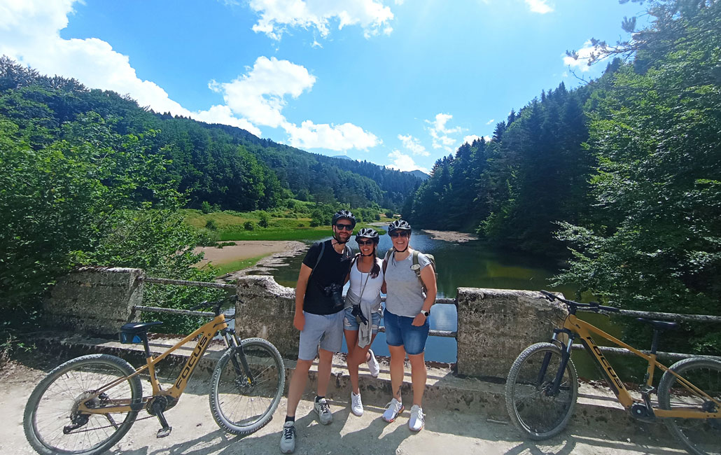 Valle de Salazar, Selva de Irati mit E-Mountainbike