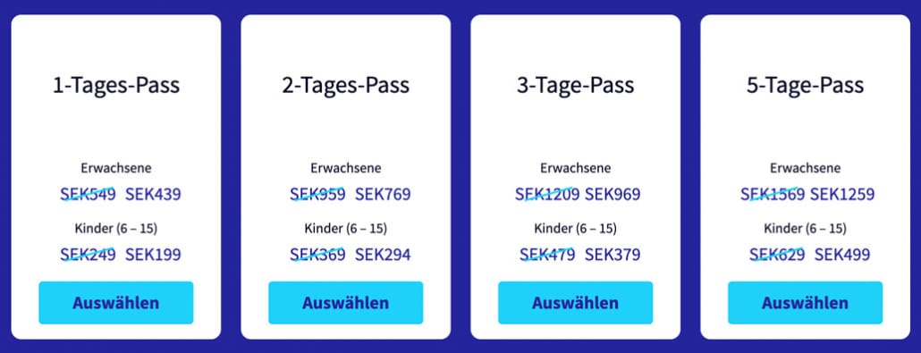Go Stockholm Pass Preise 2022