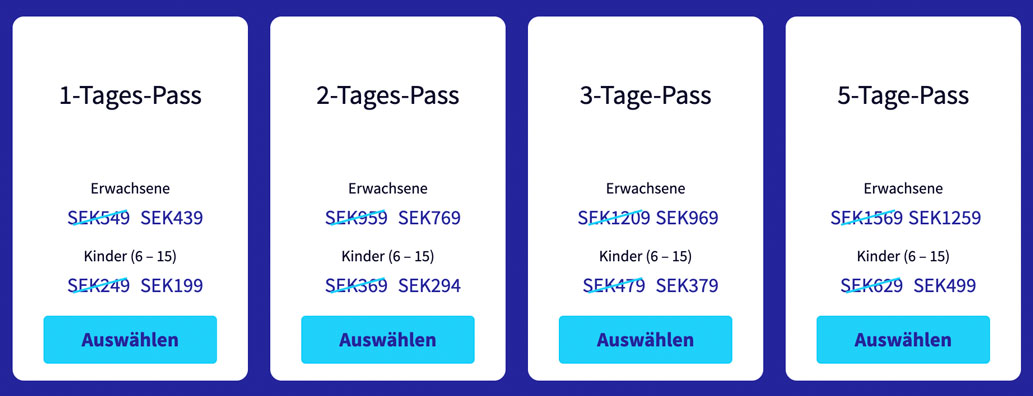 Go Stockholm Pass Preise 2022