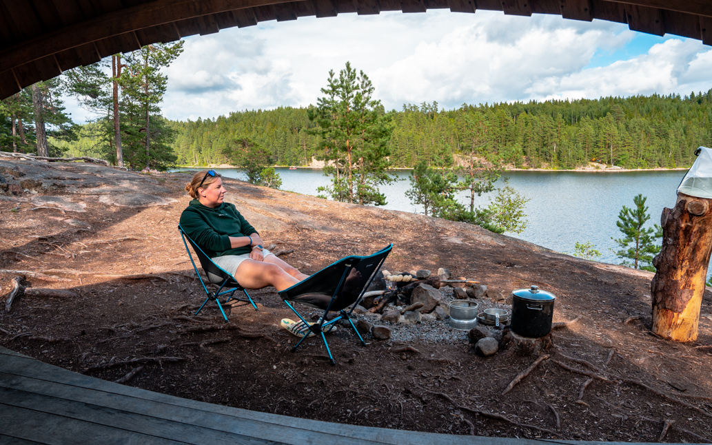 Kanutour Schweden Aussicht am "Dome" Westschweden