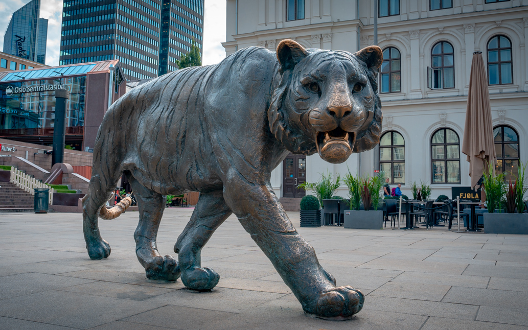 Oslo Skulpturen Tiger