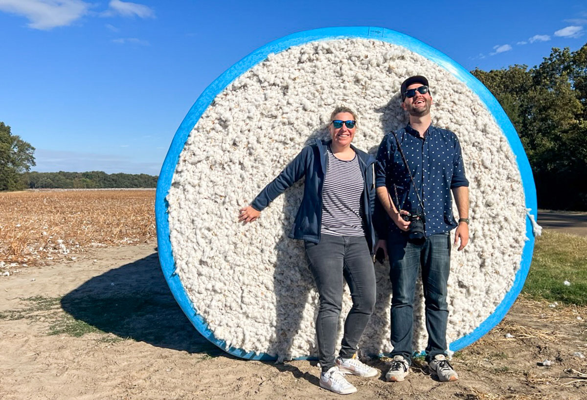 Clarksdale im Mississippi Delta: Baumwolle