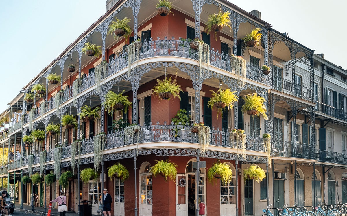Ältestes Apartment Haus New Orleans