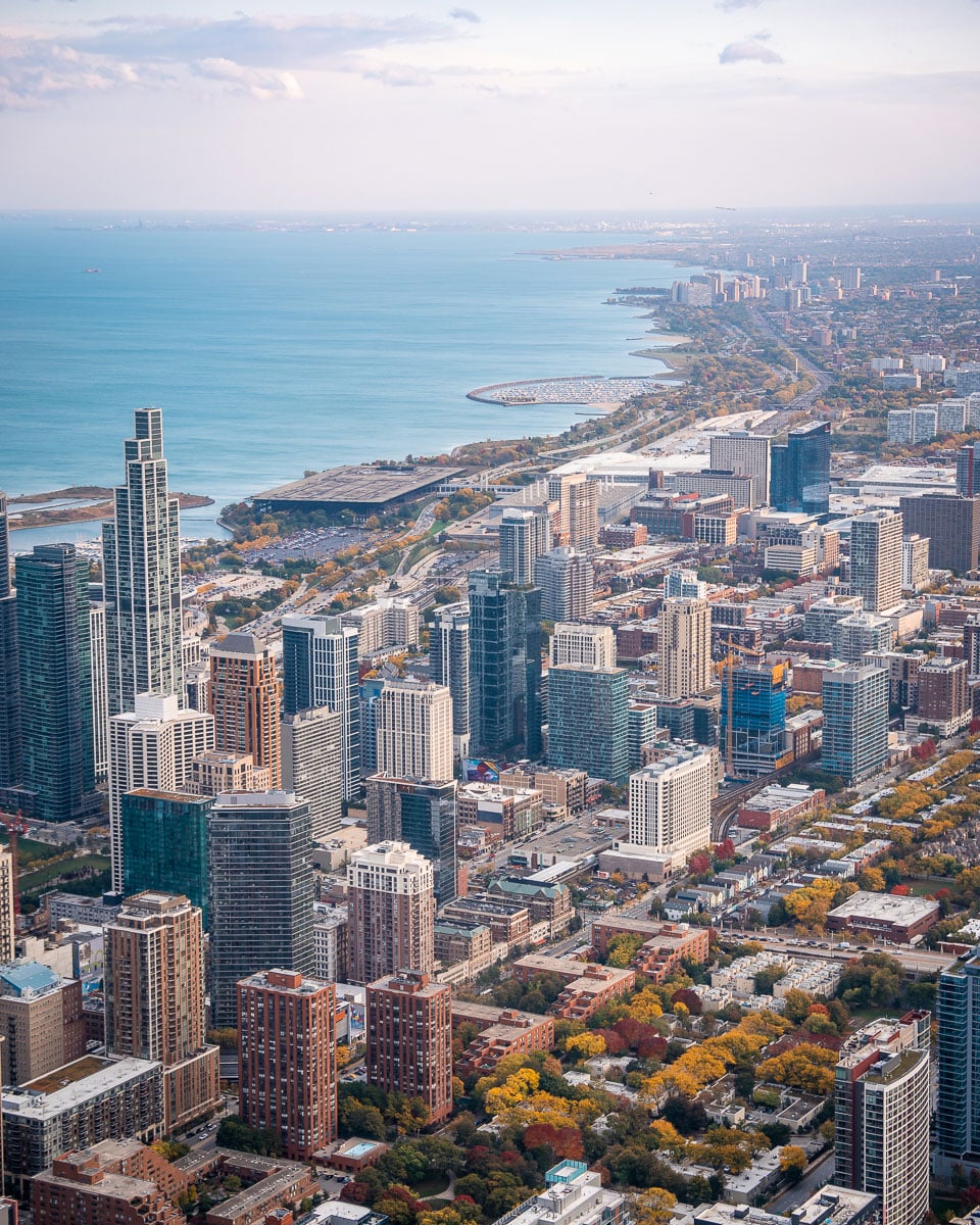 Skydeck Chicago Aussicht