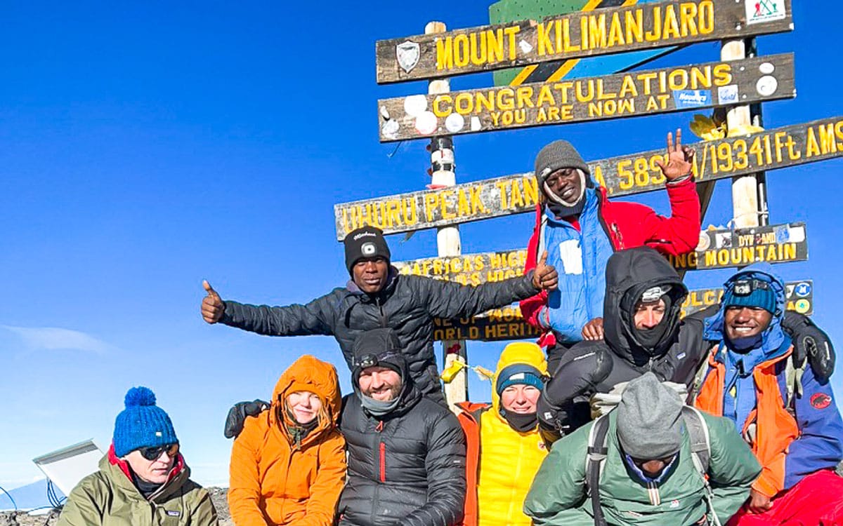 Kilimandscharo Besteigung Gipfel Uhuru Peak