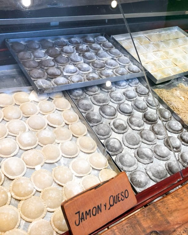 Frische, selbstgemachte Pasta in der Trattoria Maffia in El Chaltén