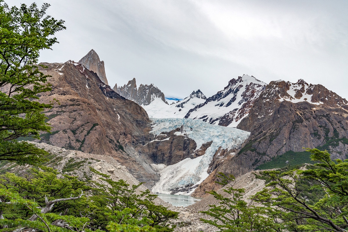 Mirador Piedras Blancas. Laguna de los Tres Wanderung, El Chaltén.