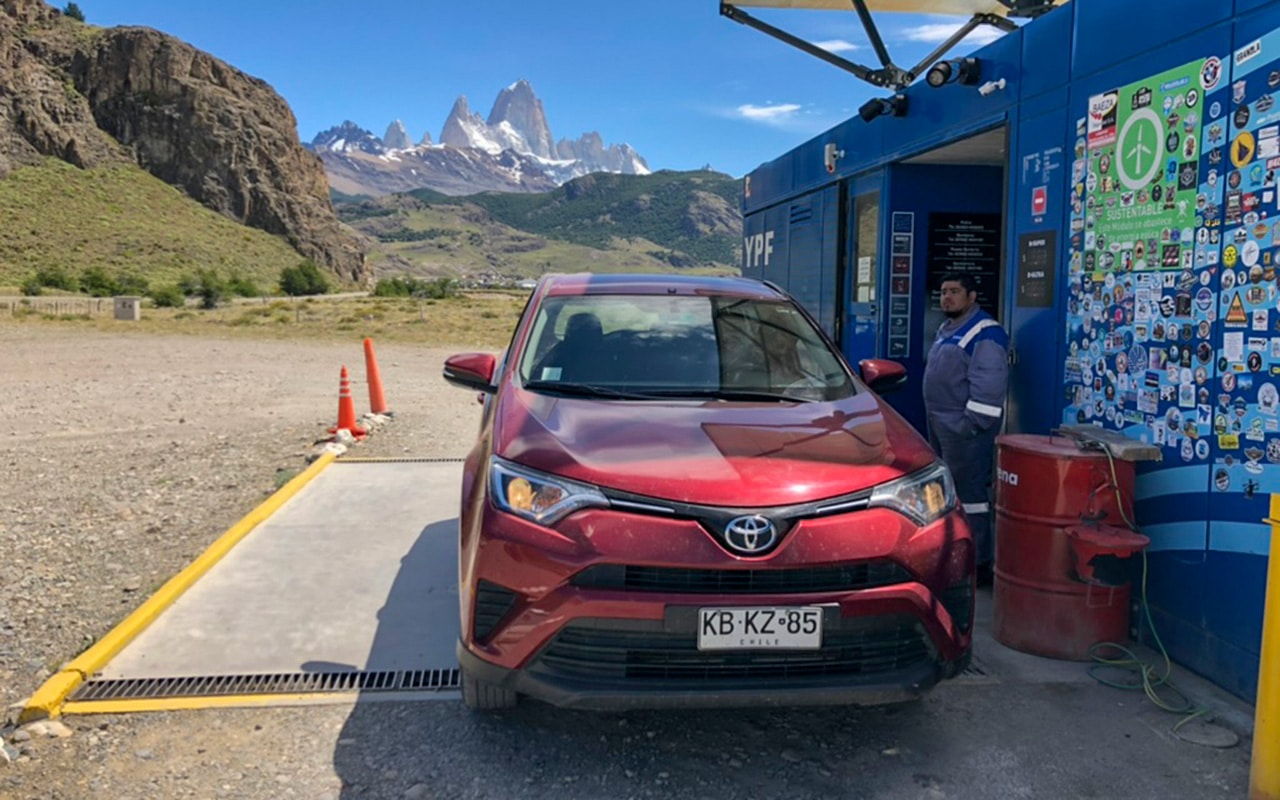 Tankstelle in El Chaltén