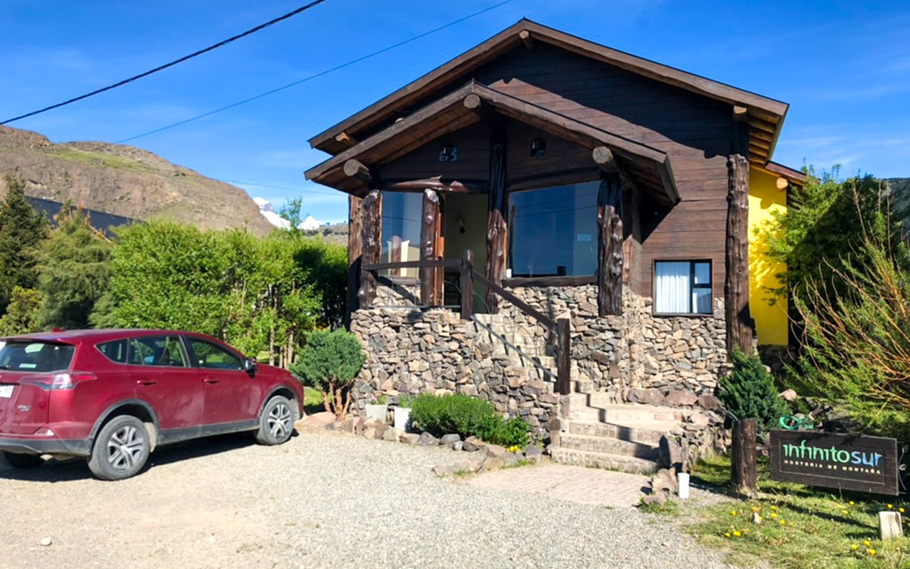 Unsere Unterkunft in El Chaltén: Infinito Sur