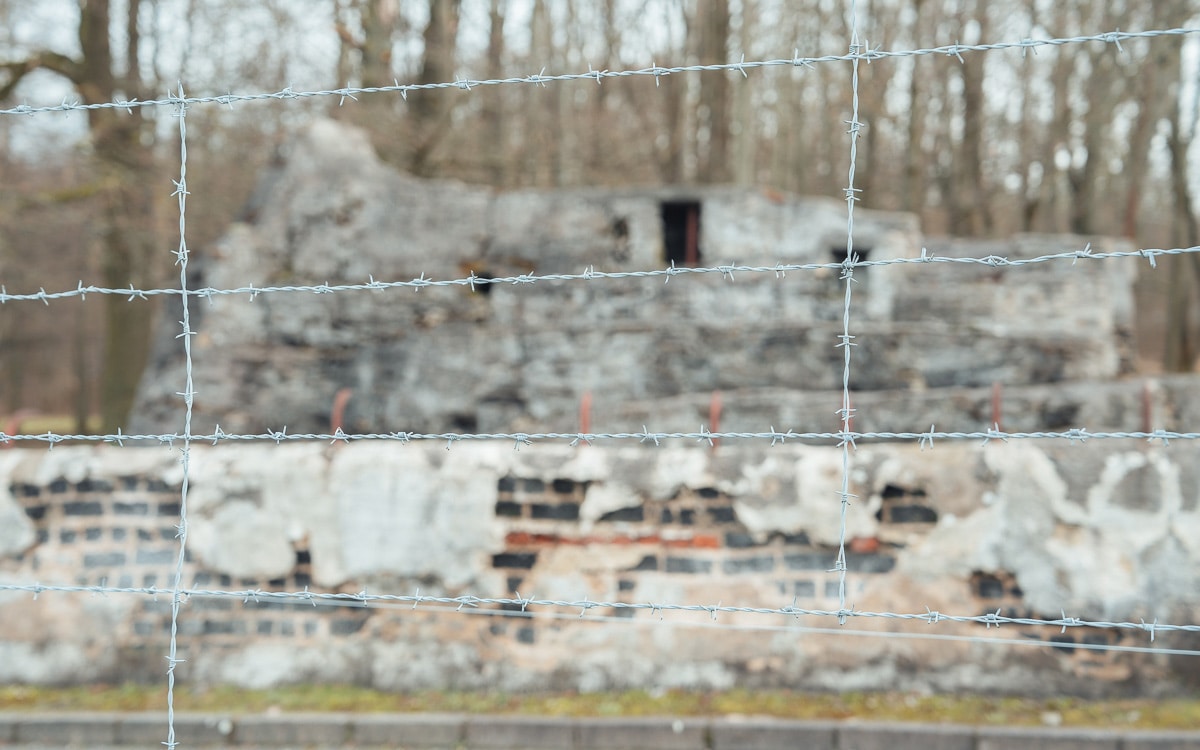 Überbleibsel des Bärenzwingers in Buchenwald