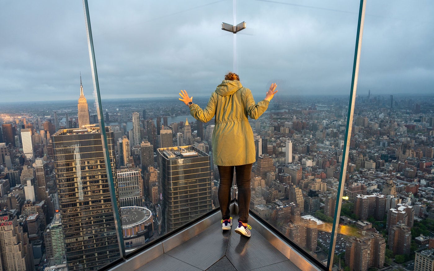The Edge New York Aussicht Glasboden