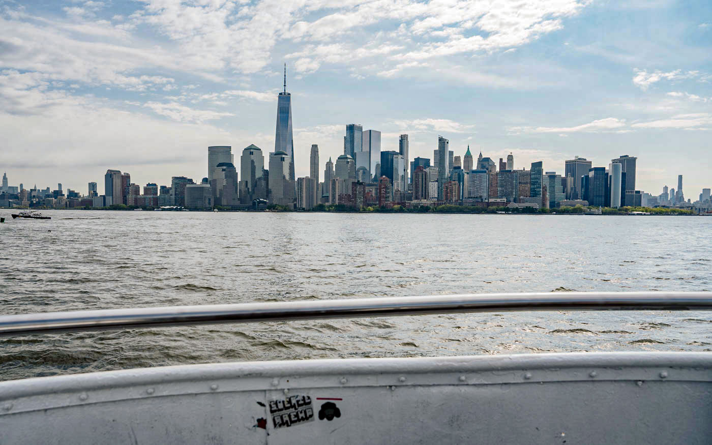 Skyline Manhattans von Liberty State Park