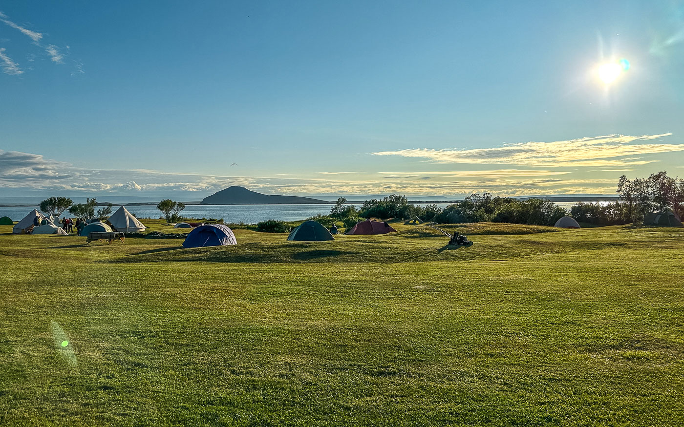 Camping Myvatn Island