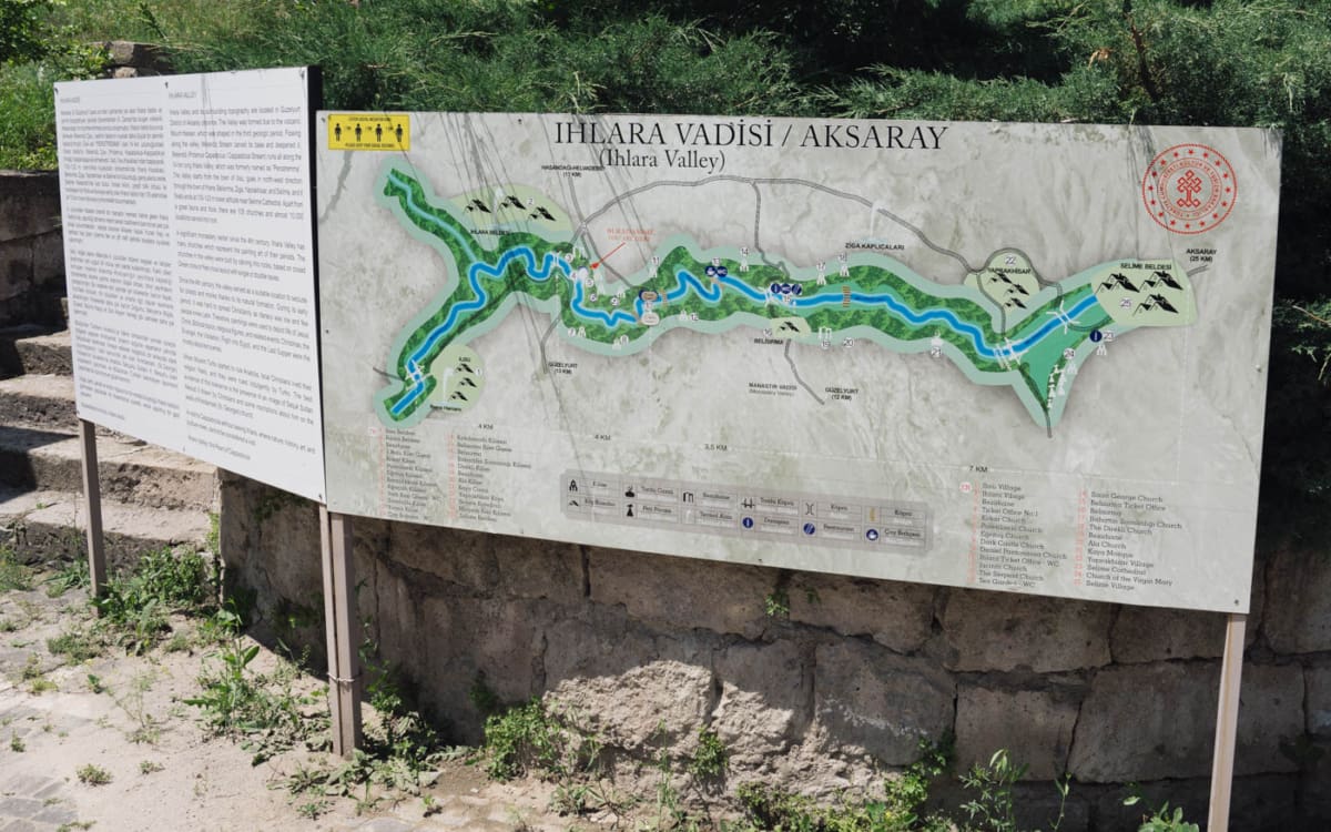 Ihlara Valley in Kappadokien