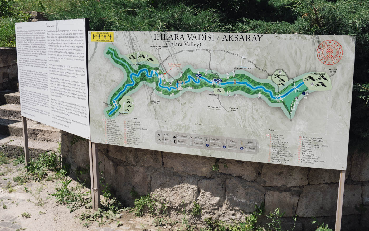 Ihlara Valley in Kappadokien