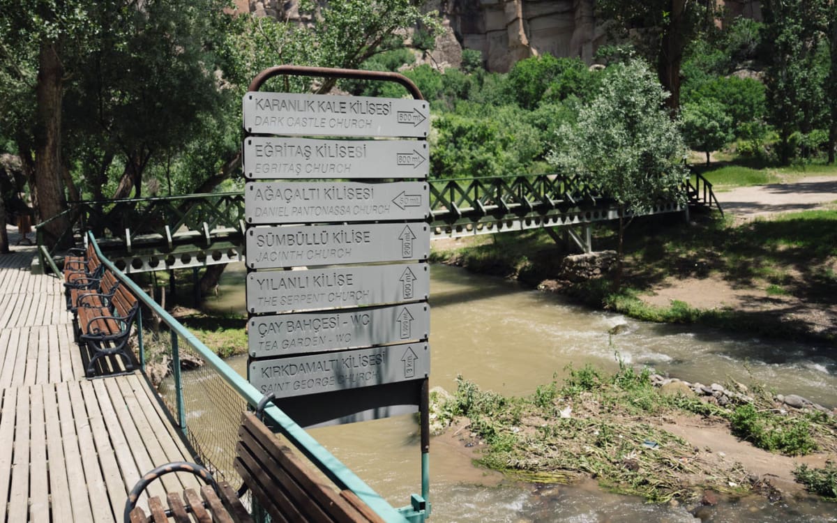 Ihlara Valley in Kappadokien