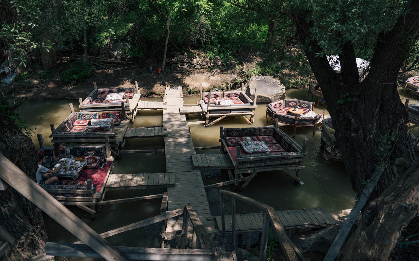 Restaurant im Ihlara Valley in Kappadokien