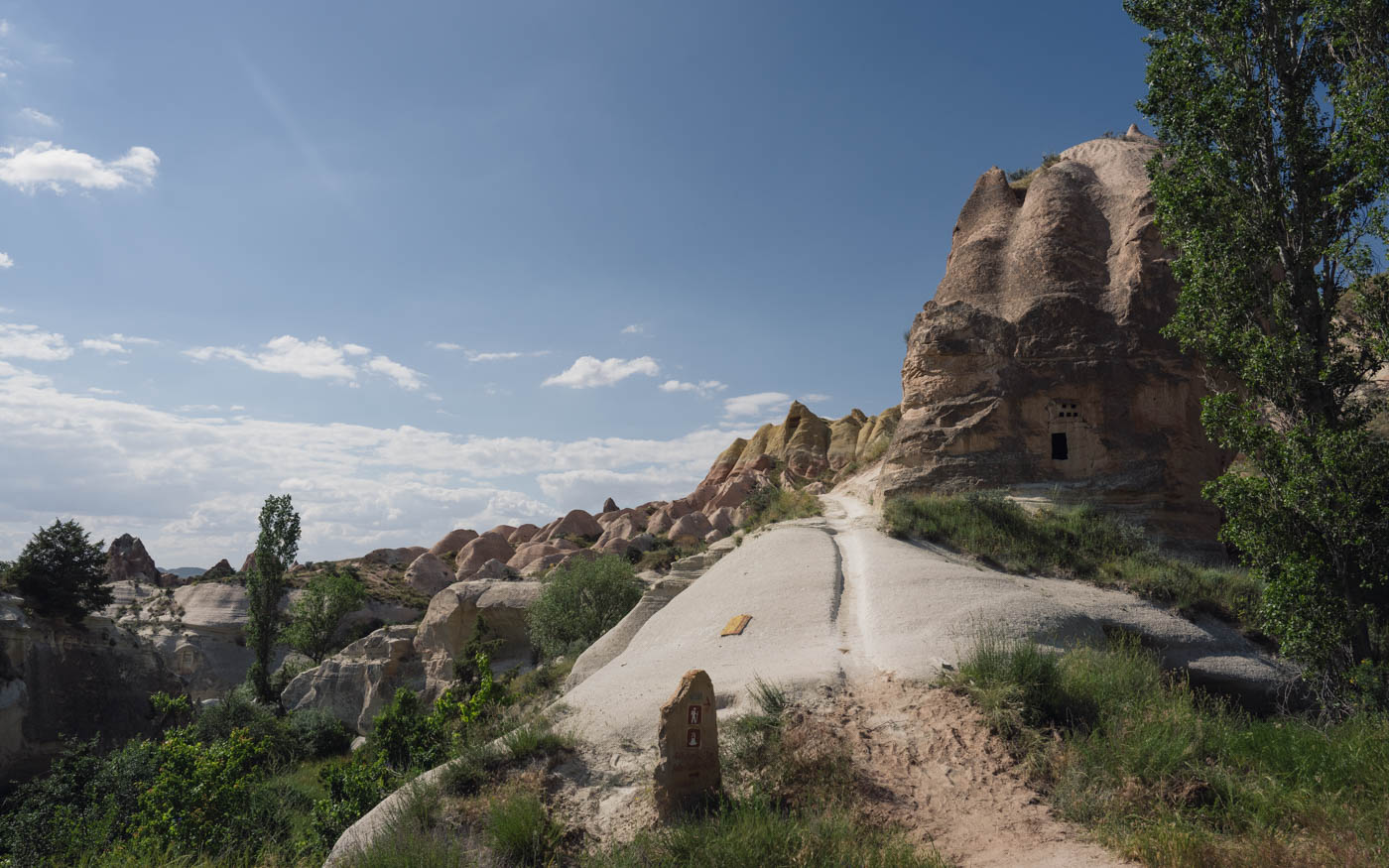 Aussicht beim Mountainbiking in Kappadokien