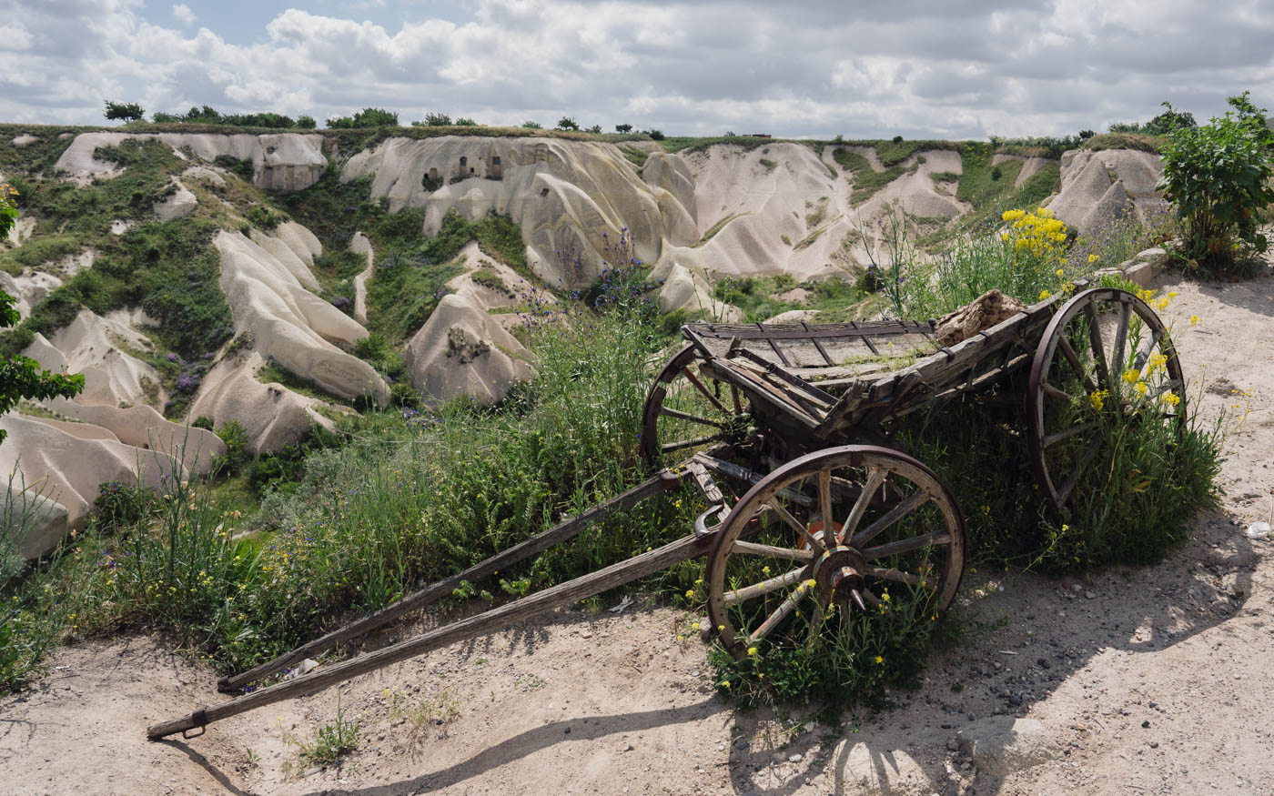 Aussicht beim Wandern in Kappadokien