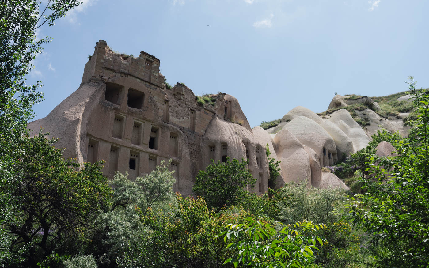 Aussicht beim Wandern in Kappadokien