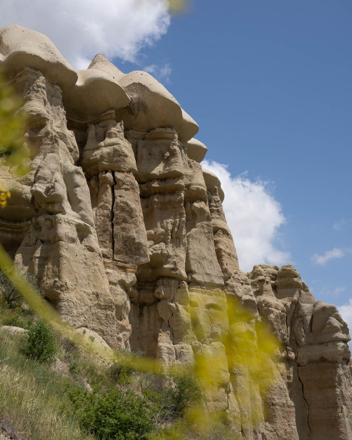 Aussicht beim Wandern in Kappadokien
