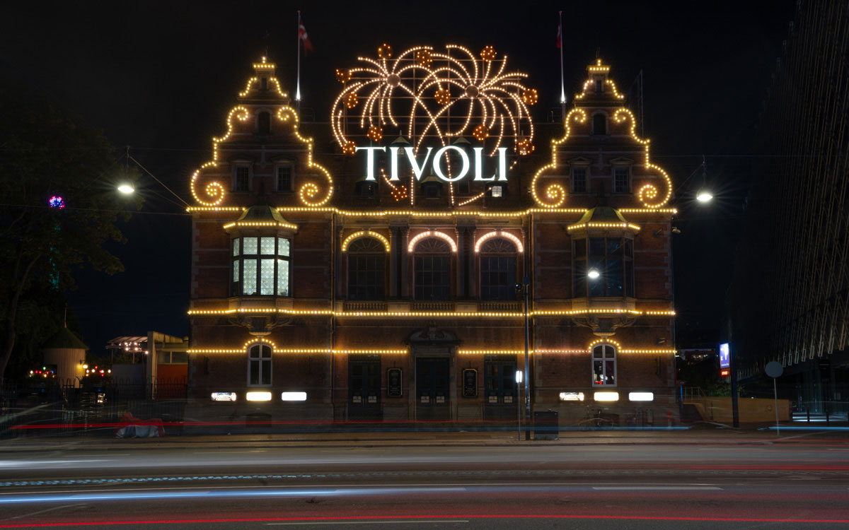 Tivoli Vergnügungspark Kopenhagen Eingang