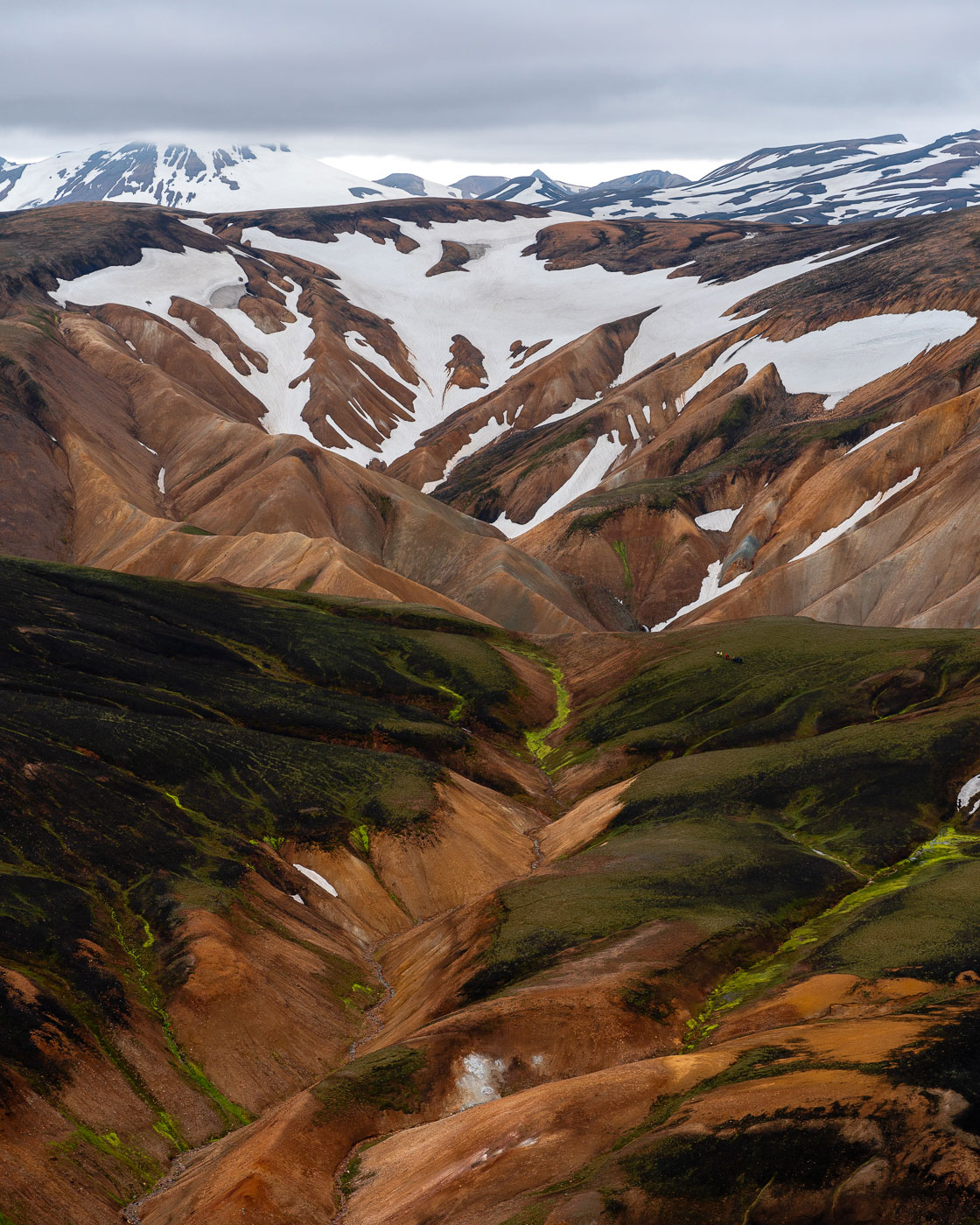 Landmannalaugar in Island, im Sommer wunderschön
