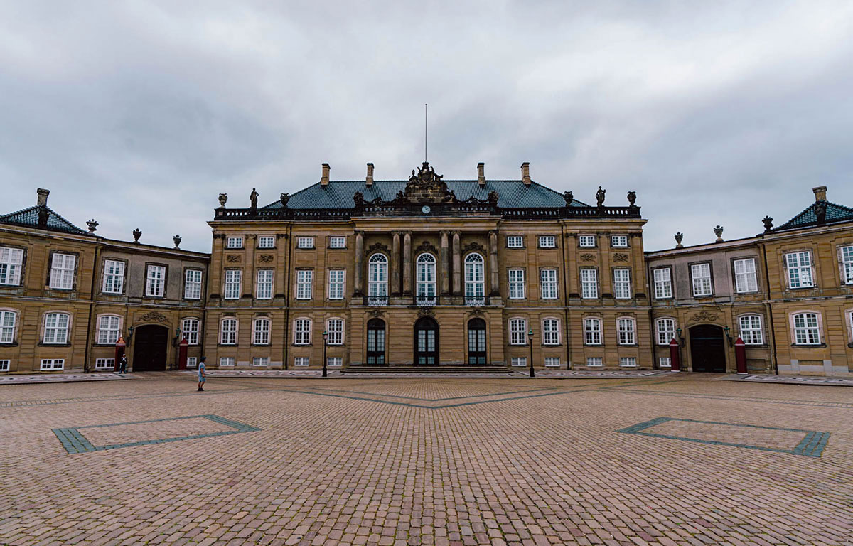 Schloss Amalienborg in Kopenhagen