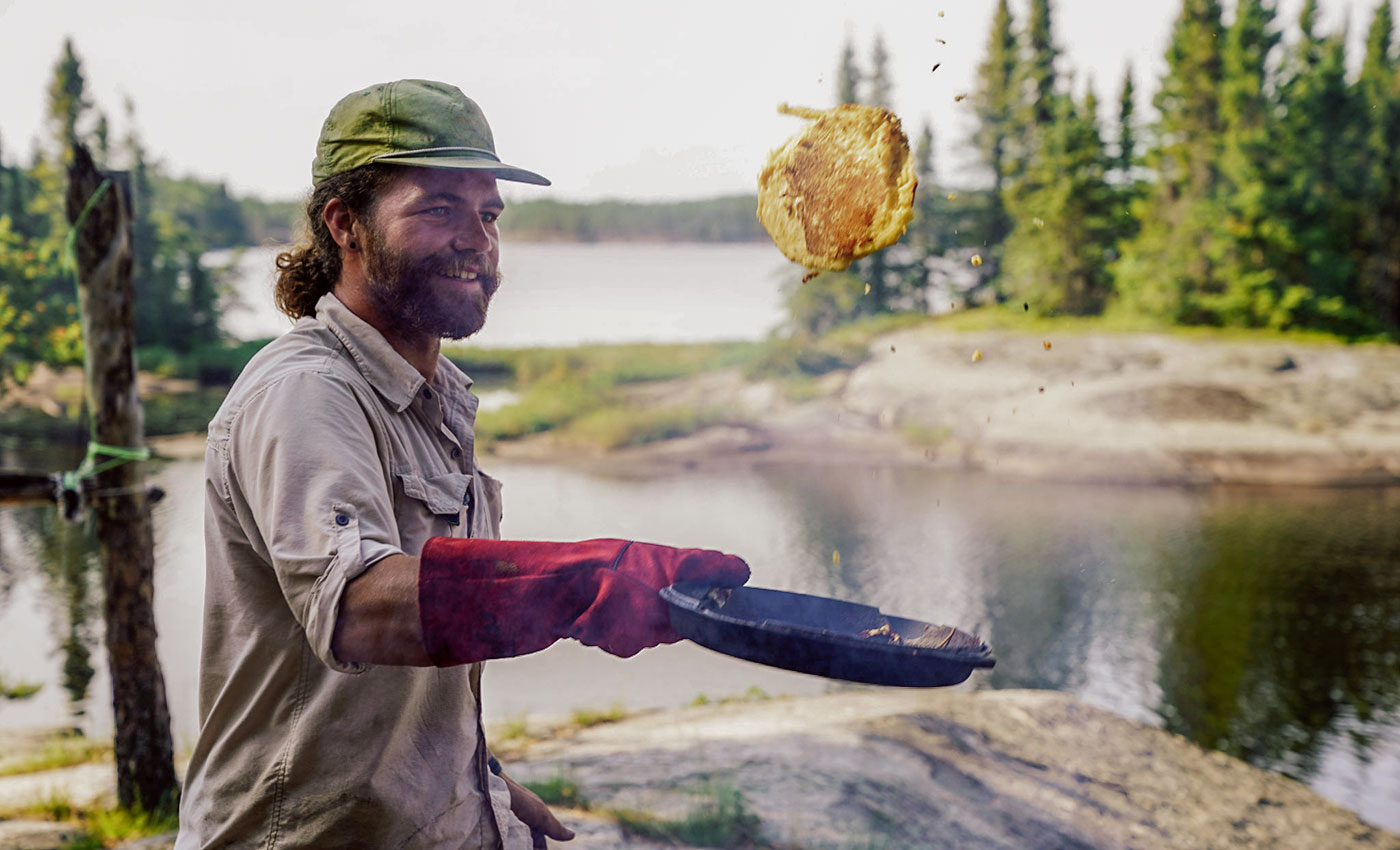 Seagrim Lakes in Manitoba Kanada mit Liam