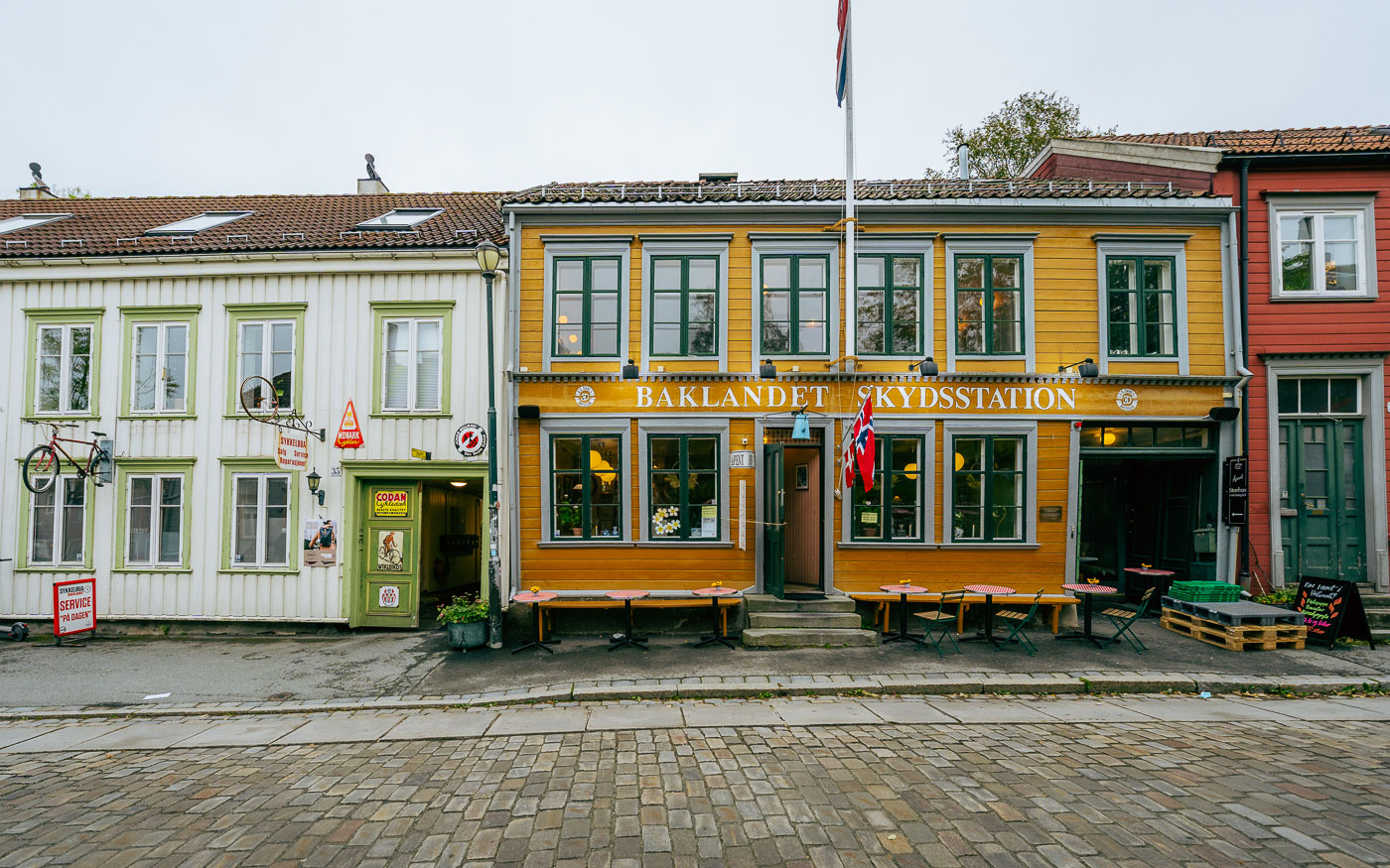 Innenstadt Tronhdheim Norwegen