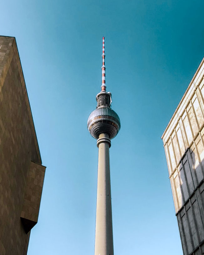 Aussicht auf den Berliner Fernsehturm