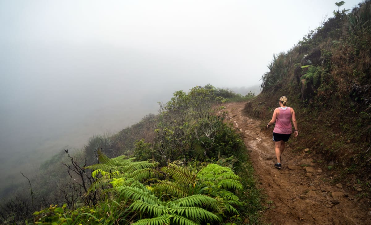 Wandern auf Maui, Hawaii