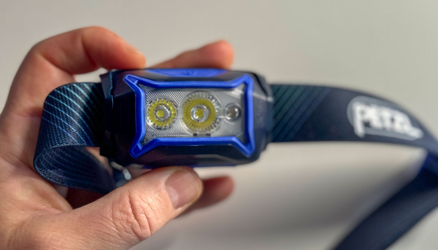 Stirnlampe mit Infrarot-Modus