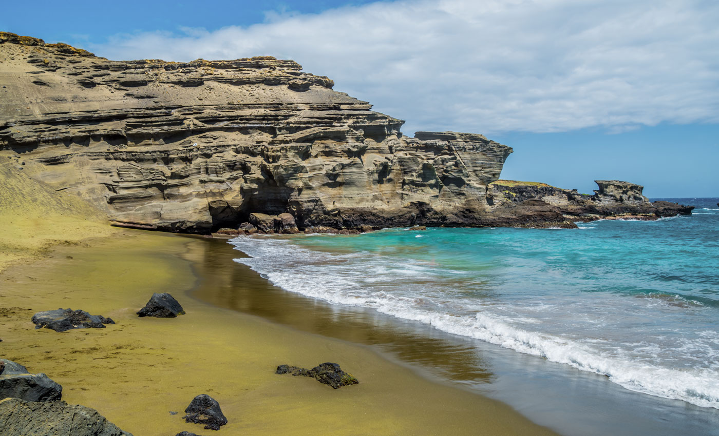 papakolea grüner strand-big island hawaii
