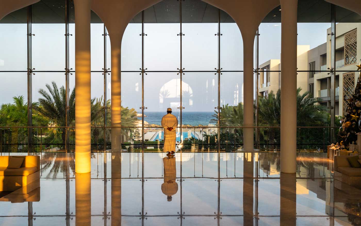 Kempinski Hotel Muscat Eingangshalle