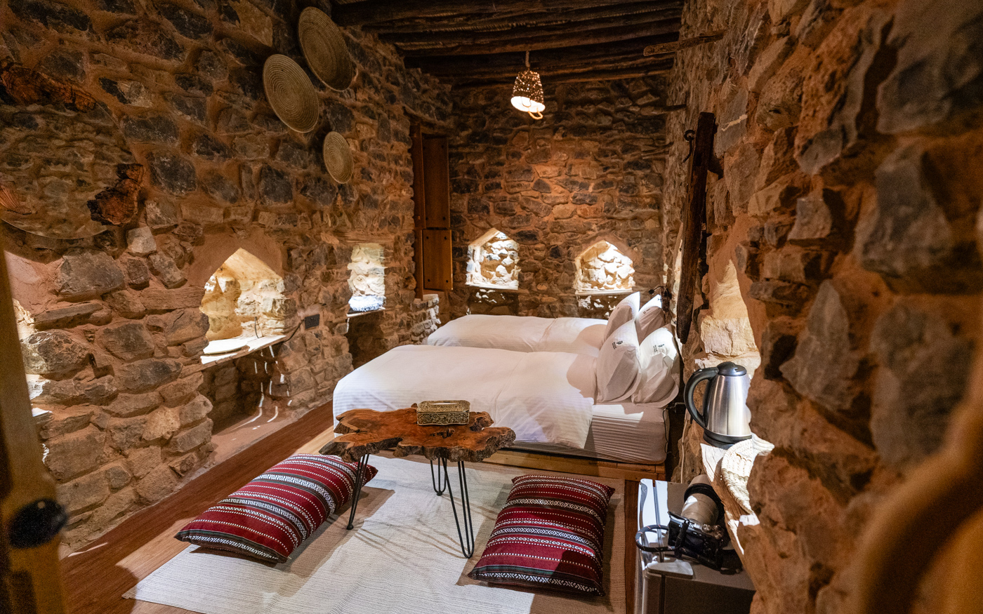 Unser Zimmer im Hotel Hanging Terraces, Oman