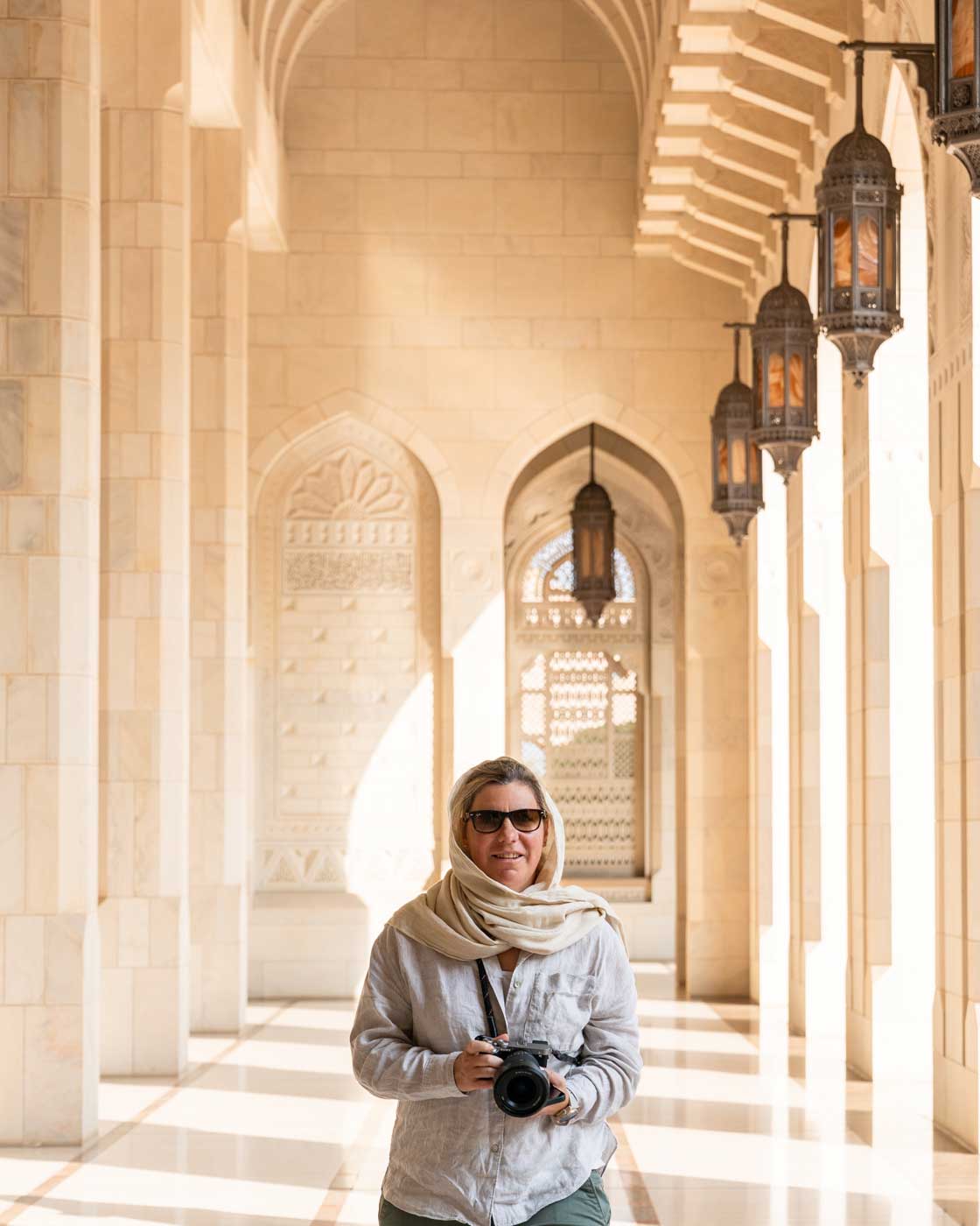 Kleidung Oman Moschee