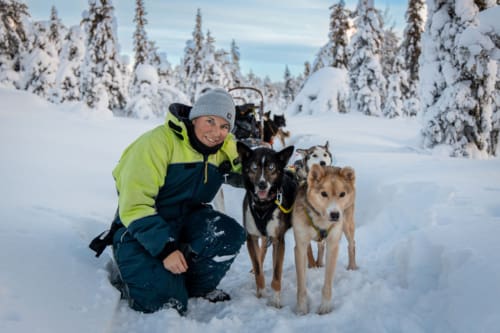 1 Woche Husky-Tour in der verschneiten Natur in Lappland (Äkäskero, Finnland): Unsere Erfahrung mit Tipps