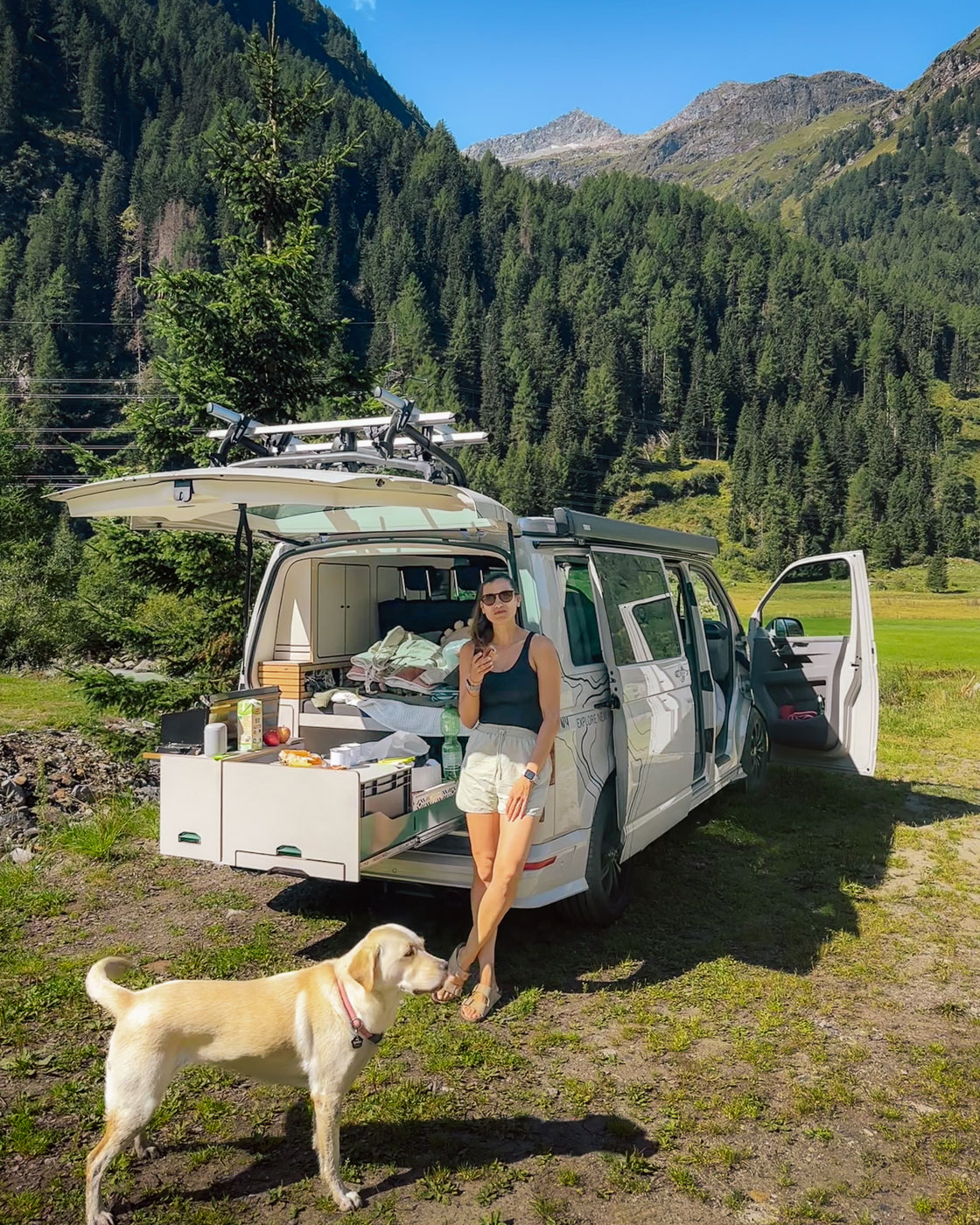 Dolomiten Roadtrip mit Bulli und Baby