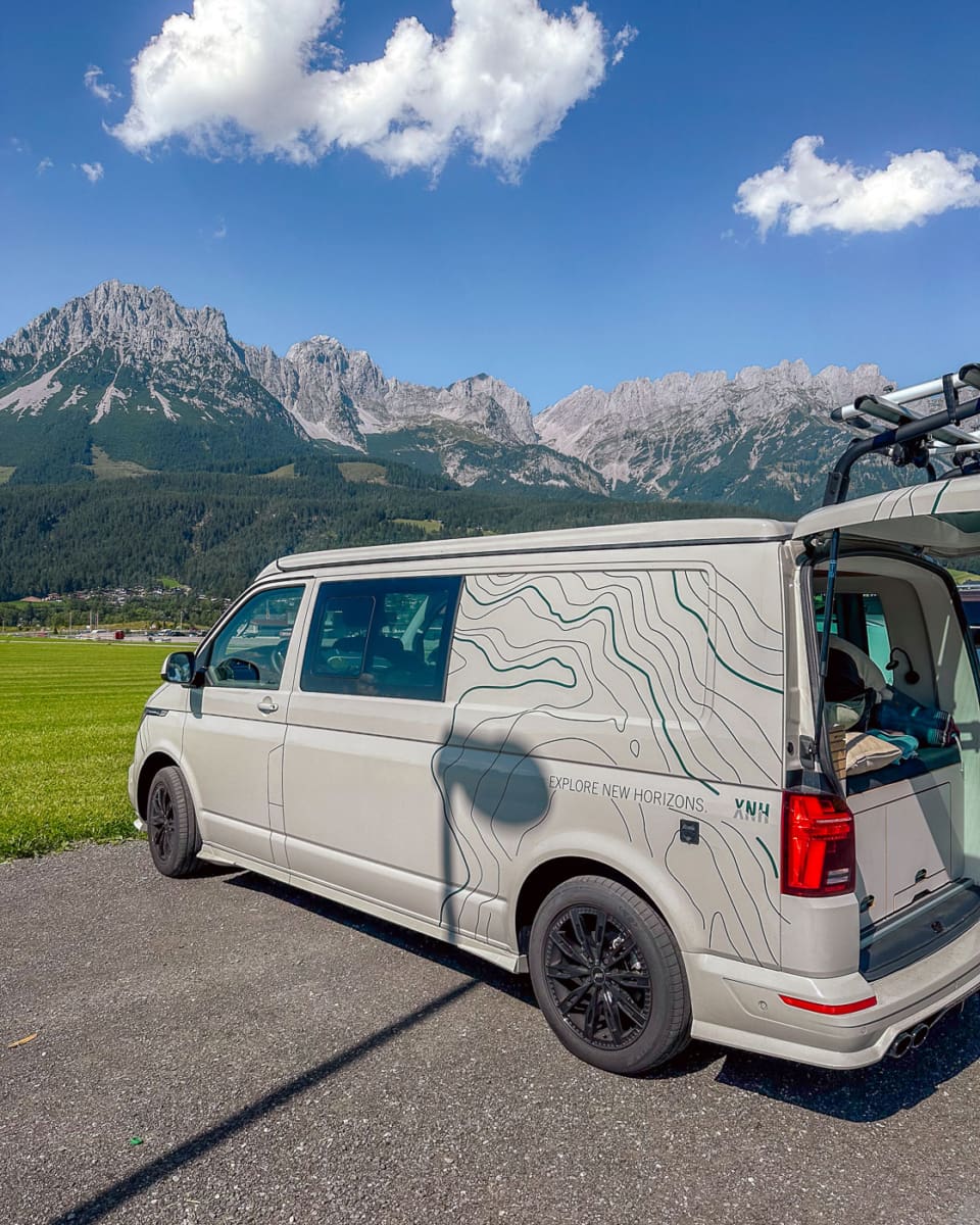 Mit dem Bulli unterwegs in den Dolomiten