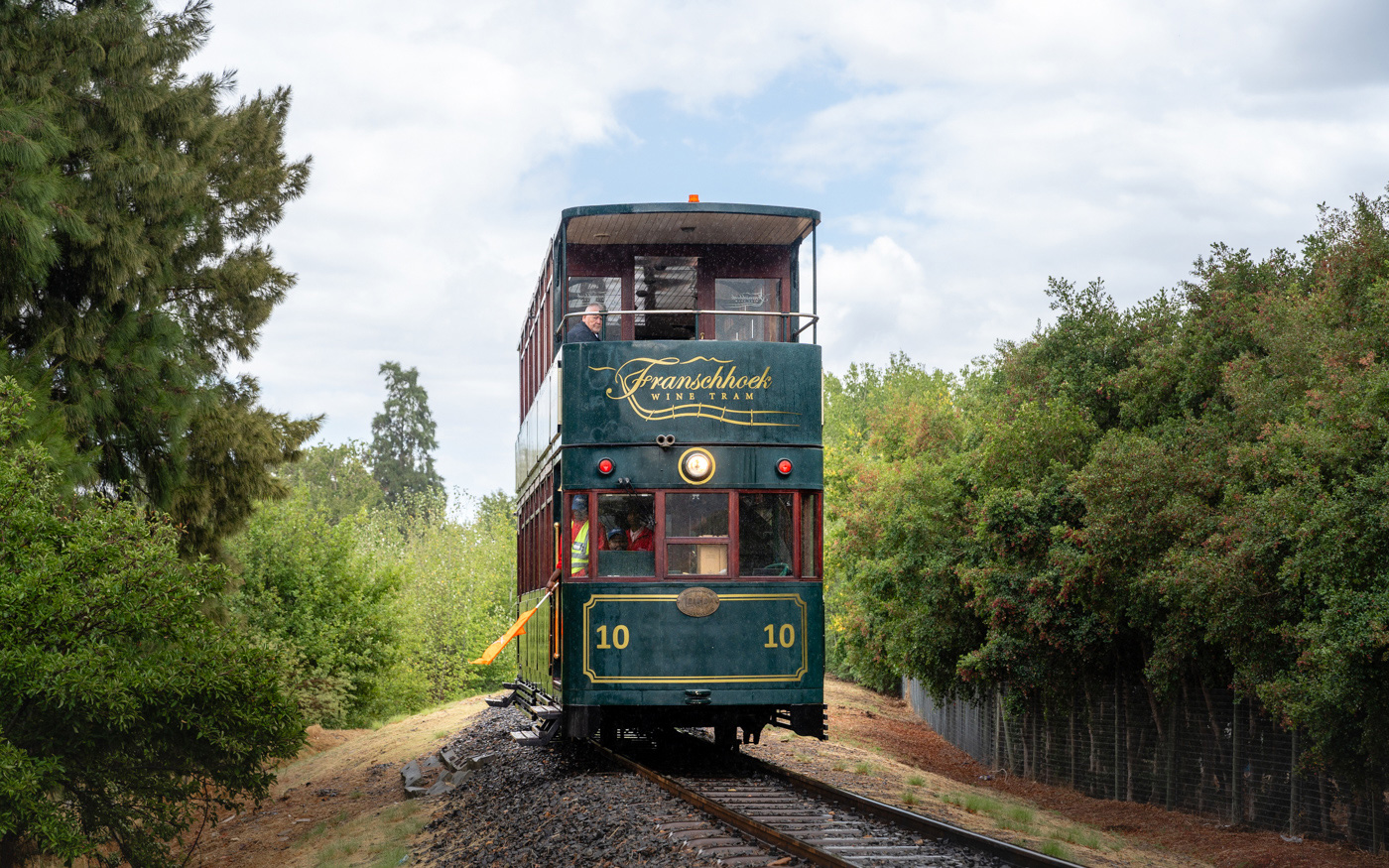 Wine Tram in Franschhoek