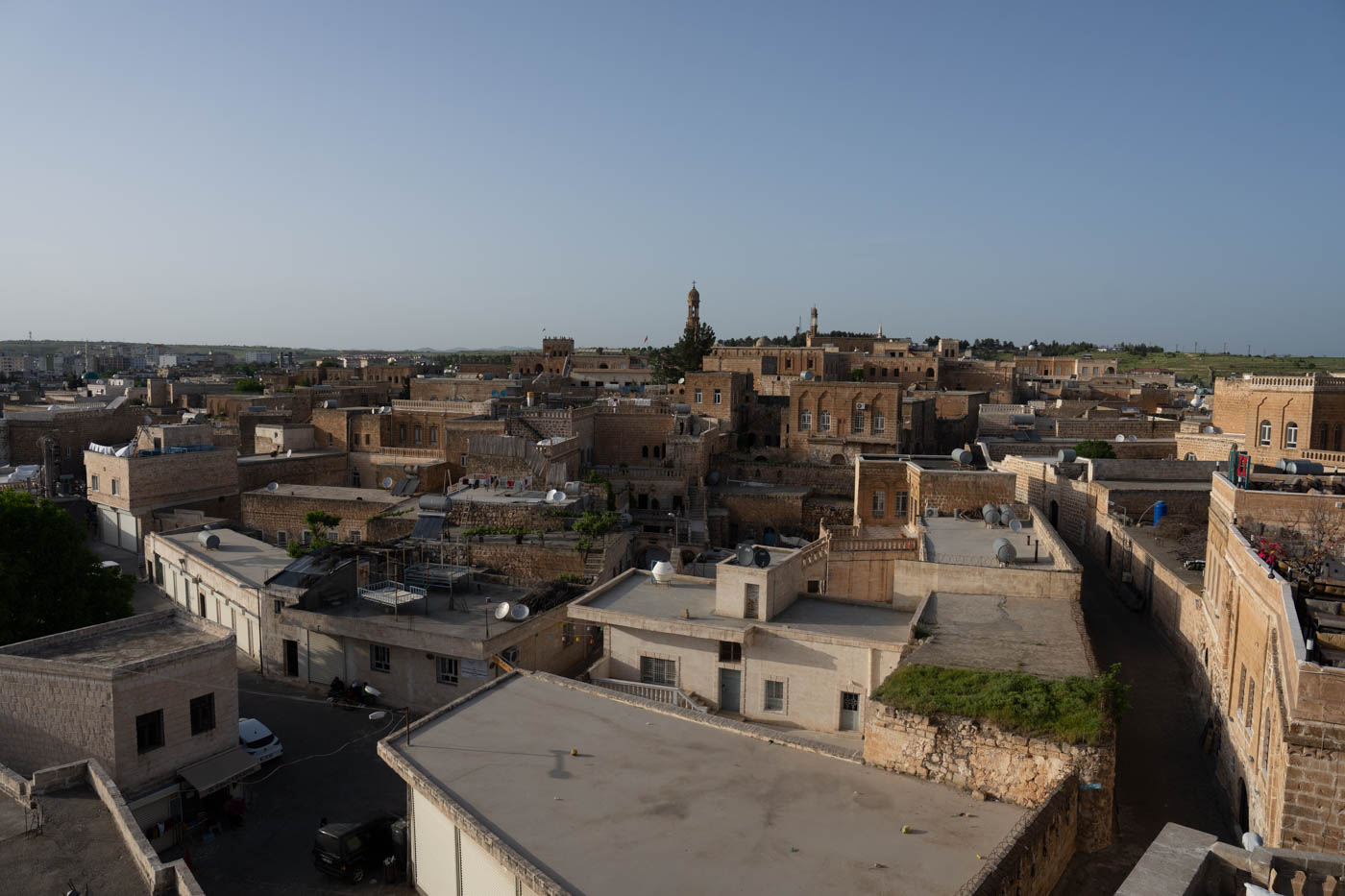 Aussicht vom Shmayaa Hotel in Midyat