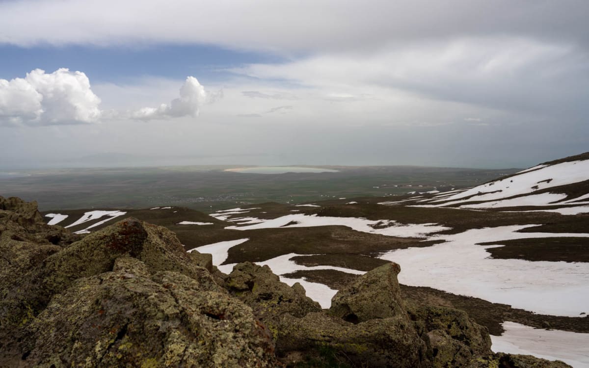 Blick vom Berg Suphan