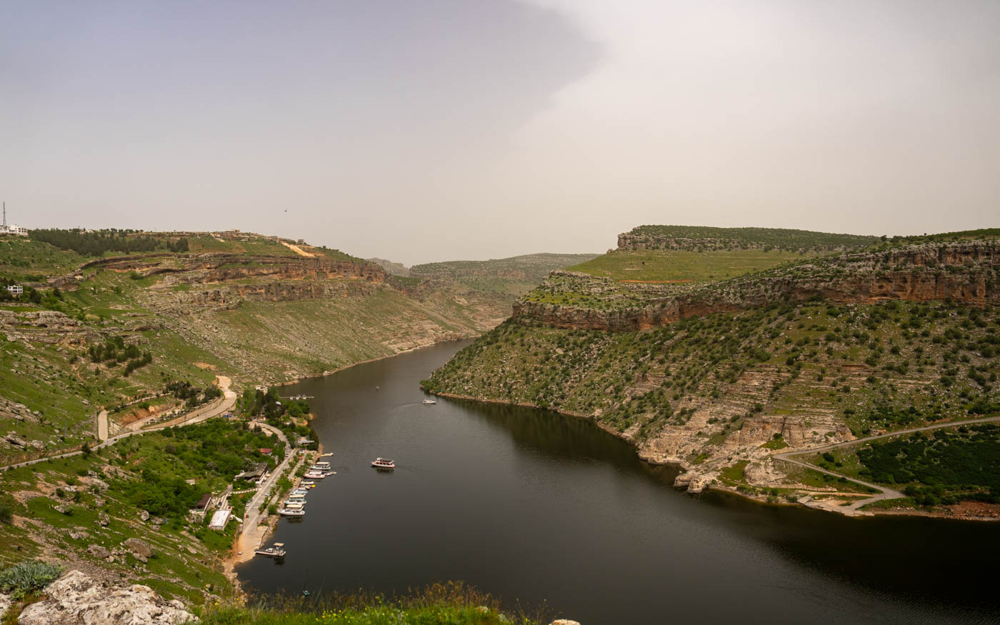 Blick von der Festung Egil auf den Tigris