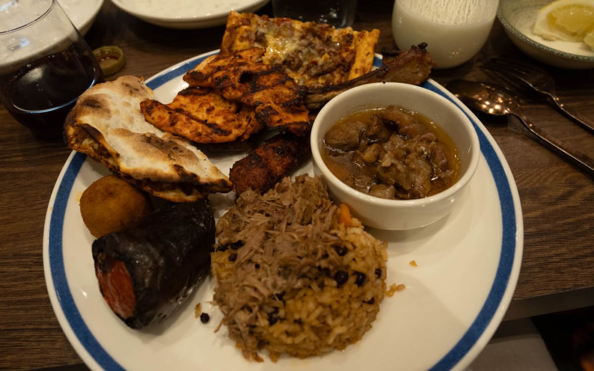 Essen im Restaurant Êvar in Diyarbakir