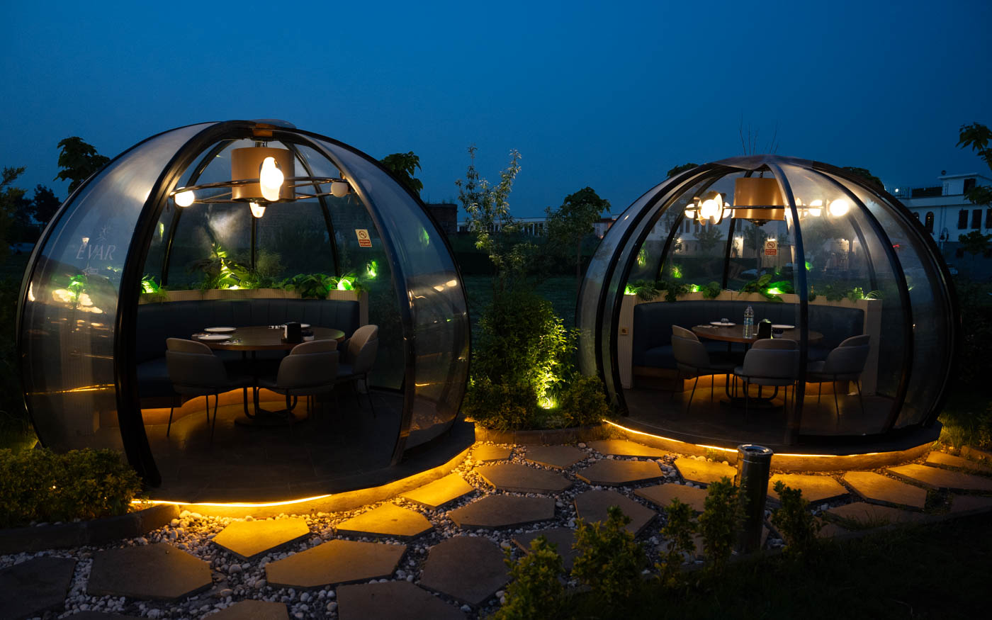 Außenbereich des Restaurant Êvar in Diyarbakir