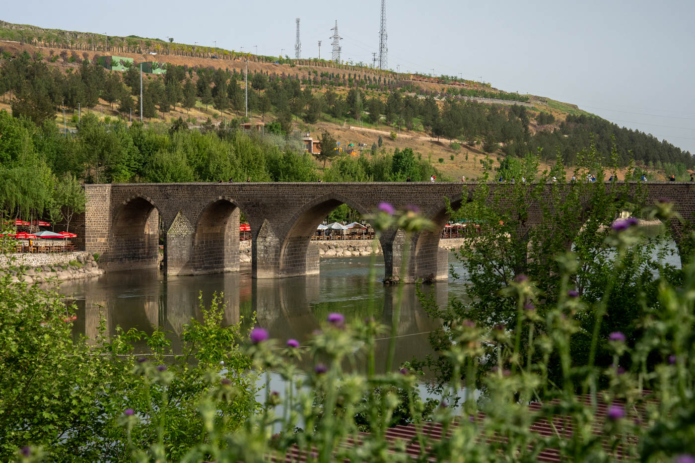 Historische Tigris Brücke in Diyarbakir