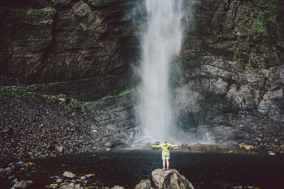 Gocta Wasserfall in Nordperu