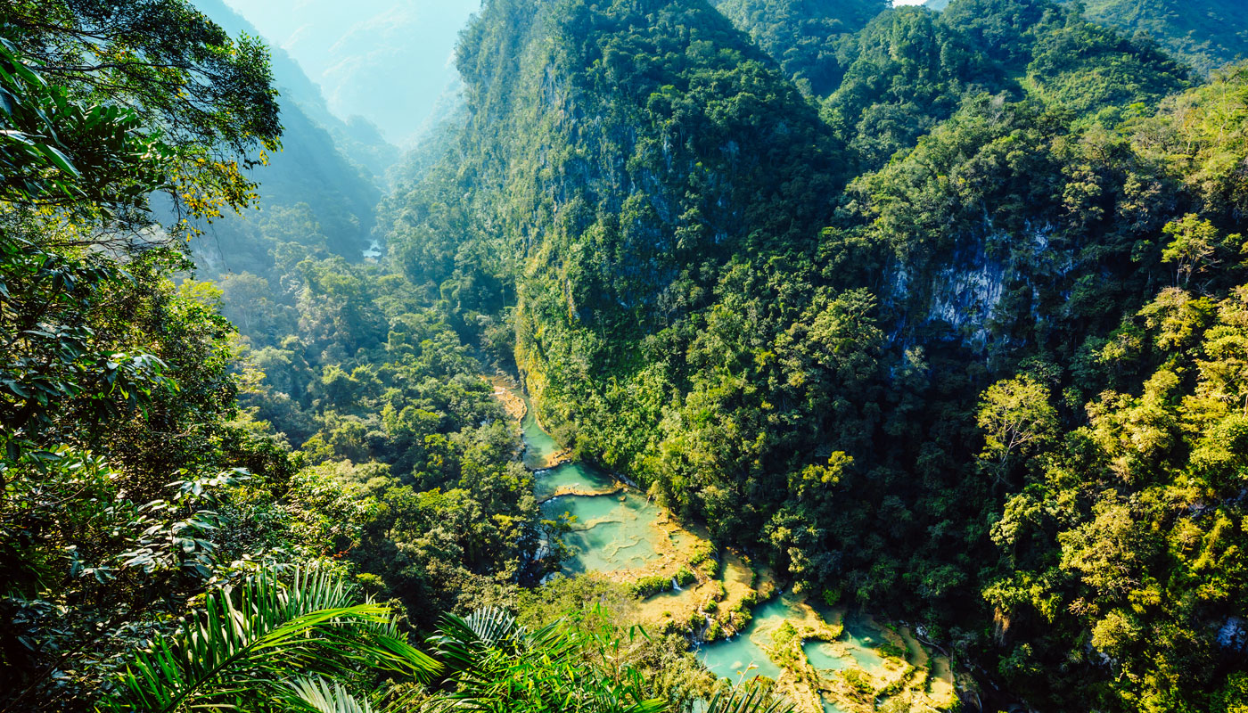 Naturpools in Semuc Champey, Lanquin, Guatemala