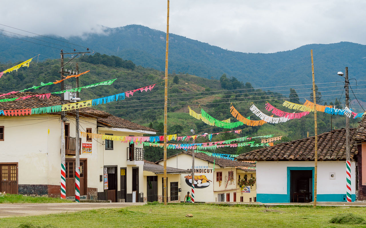 San Agustin in Kolumbien, ein Andendorf im Südwesten